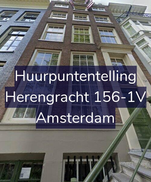 Foto gevel Huurpuntentelling voor Herengracht 156-1V, Amsterdam