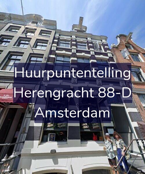 Foto gevel Huurpuntentelling voor Herengracht 88-D, Amsterdam