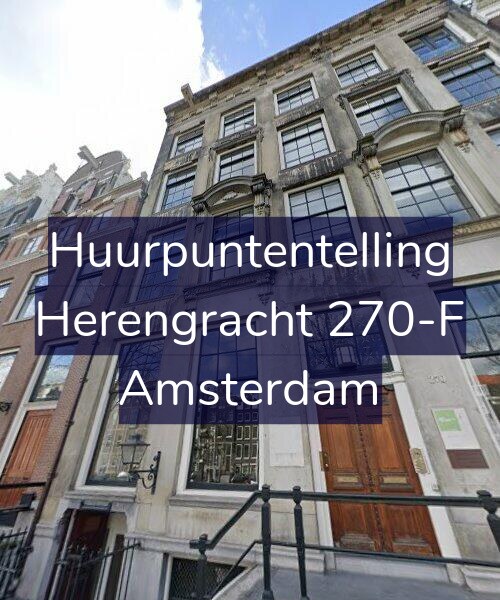 Foto gevel Huurpuntentelling voor Herengracht 270-F, Amsterdam