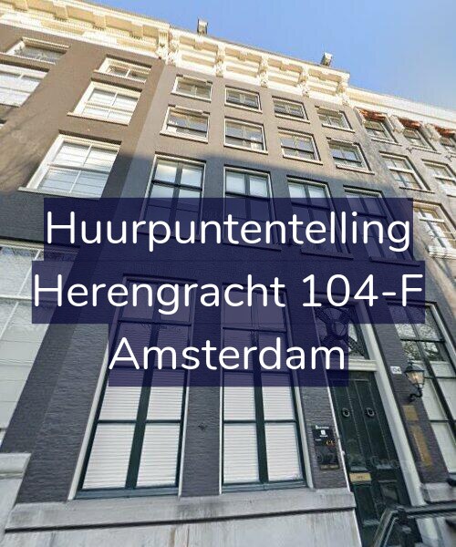 Foto gevel Huurpuntentelling voor Herengracht 104-F, Amsterdam