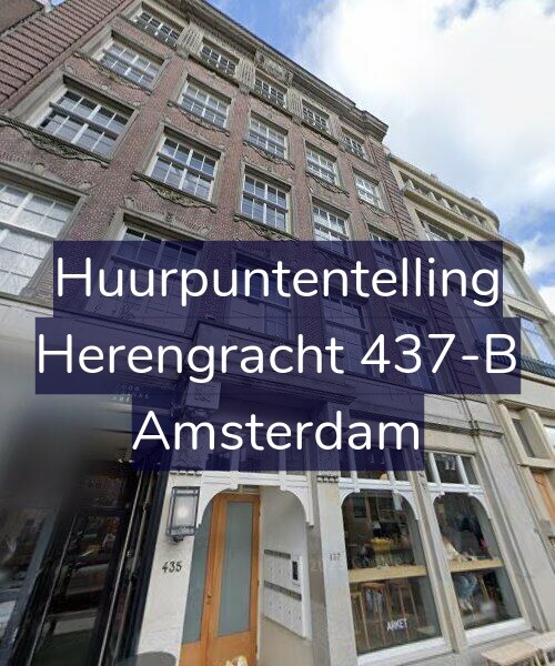 Foto gevel Huurpuntentelling voor Herengracht 437-B, Amsterdam