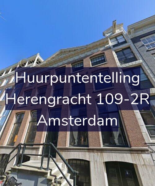 Foto gevel Huurpuntentelling voor Herengracht 109-2R, Amsterdam