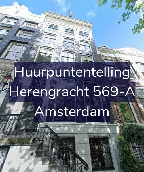 Foto gevel Huurpuntentelling voor Herengracht 569-A, Amsterdam