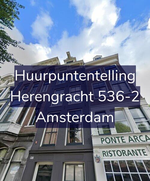 Foto gevel Huurpuntentelling voor Herengracht 536-2, Amsterdam