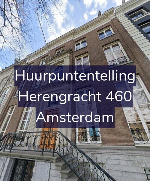 Foto gevel Huurpuntentelling voor Herengracht 460, Amsterdam
