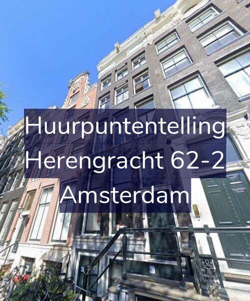 Foto gevel Huurpuntentelling voor Herengracht 62-2, Amsterdam