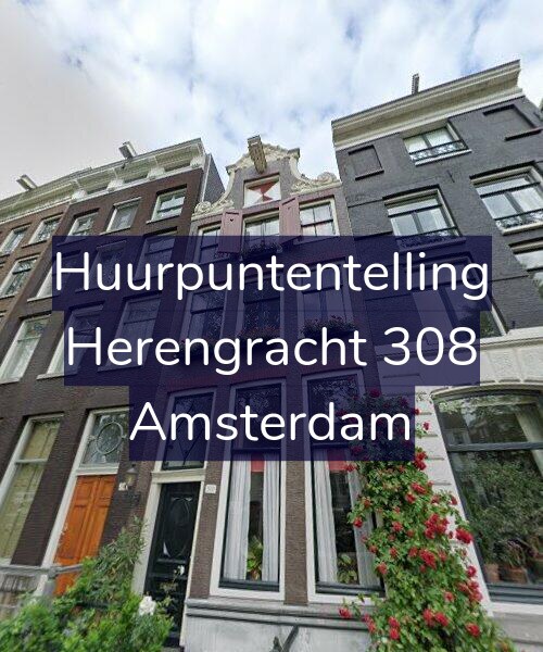 Foto gevel Huurpuntentelling voor Herengracht 308, Amsterdam