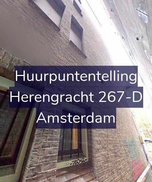 Foto gevel Huurpuntentelling voor Herengracht 267-D, Amsterdam