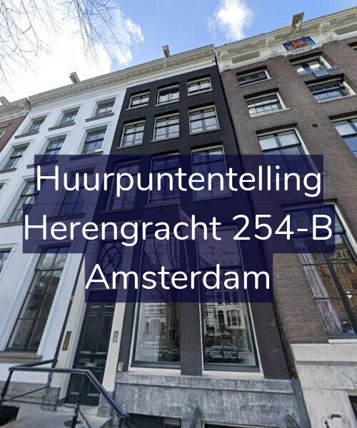 Foto gevel Huurpuntentelling voor Herengracht 254-B, Amsterdam