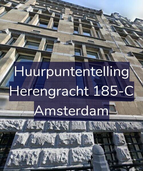 Foto gevel Huurpuntentelling voor Herengracht 185-C, Amsterdam