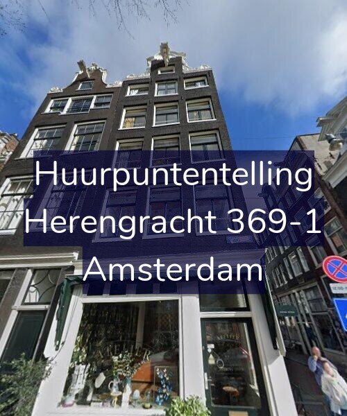 Foto gevel Huurpuntentelling voor Herengracht 369-1, Amsterdam