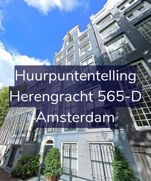 Foto gevel Huurpuntentelling voor Herengracht 565-D, Amsterdam