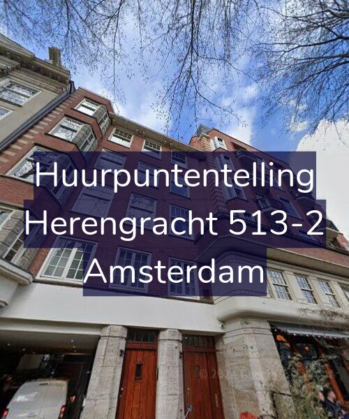 Foto gevel Huurpuntentelling voor Herengracht 513-2, Amsterdam