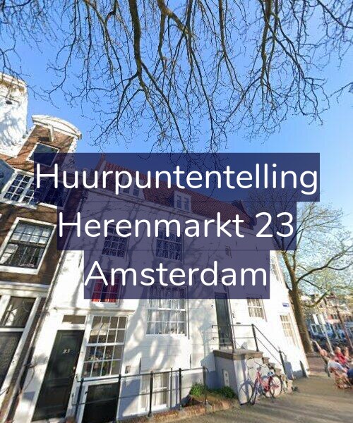 Foto gevel Huurpuntentelling voor Herenmarkt 23, Amsterdam