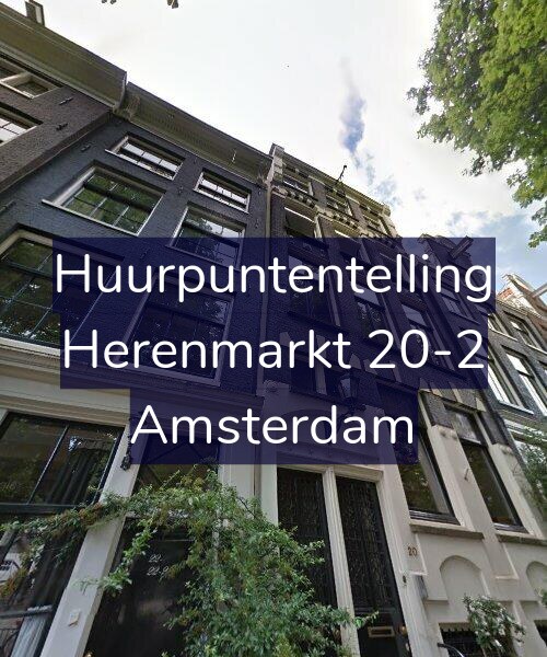 Foto gevel Huurpuntentelling voor Herenmarkt 20-2, Amsterdam