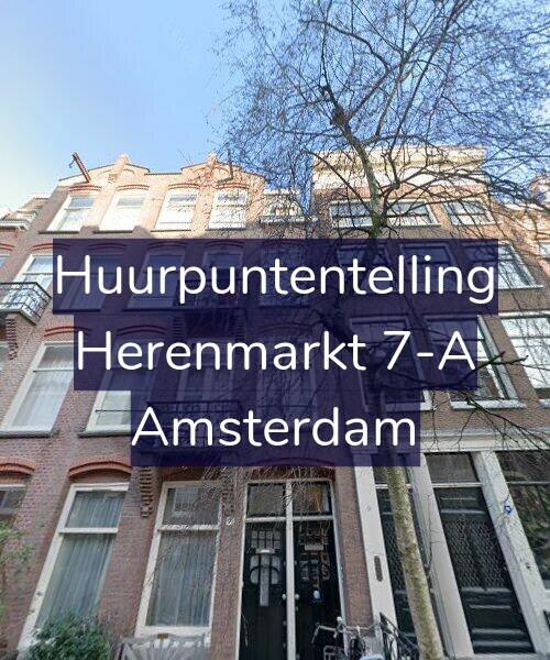 Foto gevel Huurpuntentelling voor Herenmarkt 7-A, Amsterdam