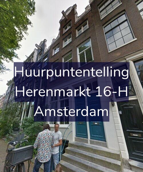 Foto gevel Huurpuntentelling voor Herenmarkt 16-H, Amsterdam