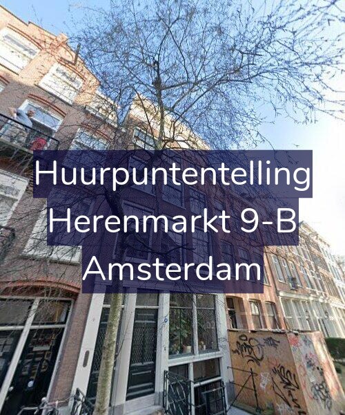 Foto gevel Huurpuntentelling voor Herenmarkt 9-B, Amsterdam