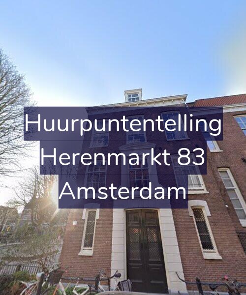 Foto gevel Huurpuntentelling voor Herenmarkt 83, Amsterdam