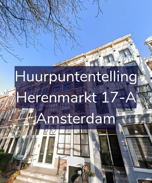 Foto gevel Huurpuntentelling voor Herenmarkt 17-A, Amsterdam