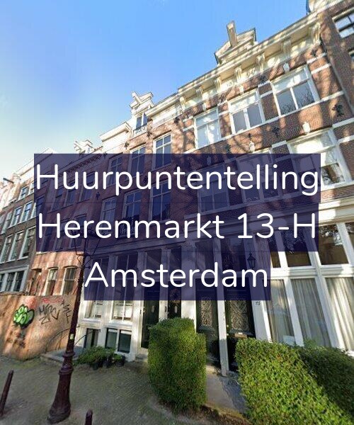 Foto gevel Huurpuntentelling voor Herenmarkt 13-H, Amsterdam
