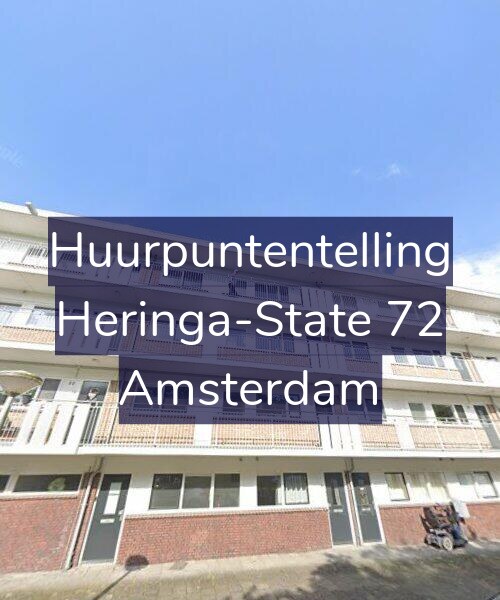 Foto gevel Huurpuntentelling voor Heringa-State 72, Amsterdam