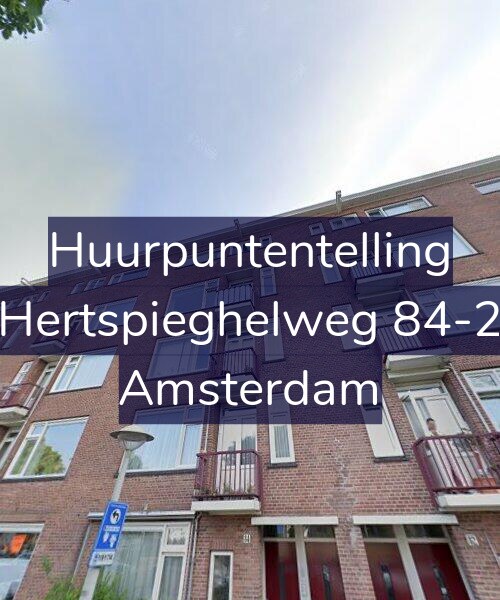 Foto gevel Huurpuntentelling voor Hertspieghelweg 84-2, Amsterdam