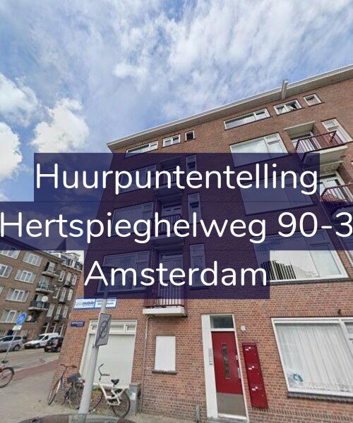 Foto gevel Huurpuntentelling voor Hertspieghelweg 90-3, Amsterdam