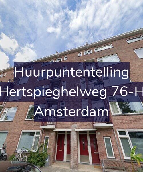 Foto gevel Huurpuntentelling voor Hertspieghelweg 76-H, Amsterdam