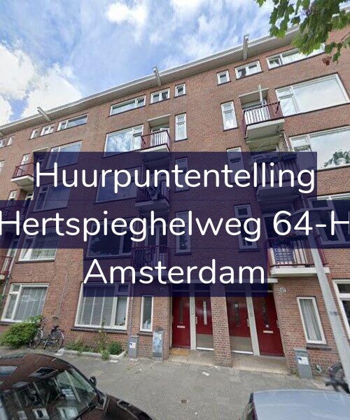 Foto gevel Huurpuntentelling voor Hertspieghelweg 64-H, Amsterdam