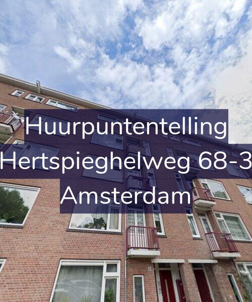 Foto gevel Huurpuntentelling voor Hertspieghelweg 68-3, Amsterdam