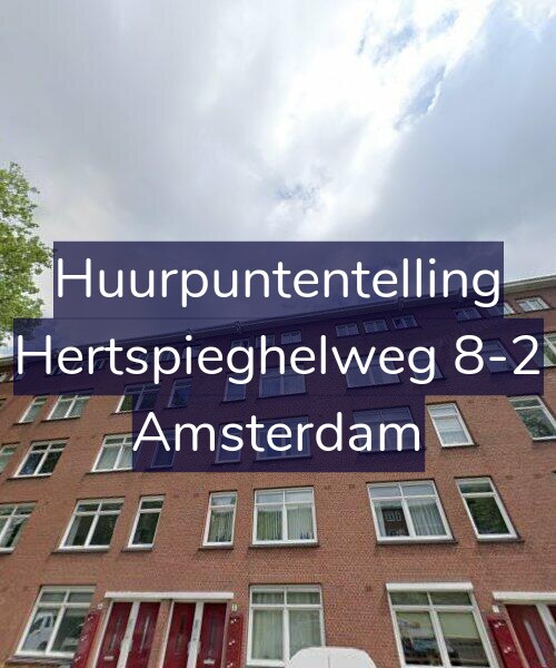 Foto gevel Huurpuntentelling voor Hertspieghelweg 8-2, Amsterdam