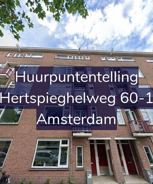 Foto gevel Huurpuntentelling voor Hertspieghelweg 60-1, Amsterdam