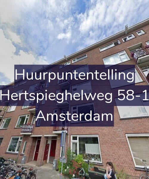 Foto gevel Huurpuntentelling voor Hertspieghelweg 58-1, Amsterdam