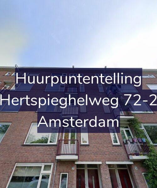Foto gevel Huurpuntentelling voor Hertspieghelweg 72-2, Amsterdam