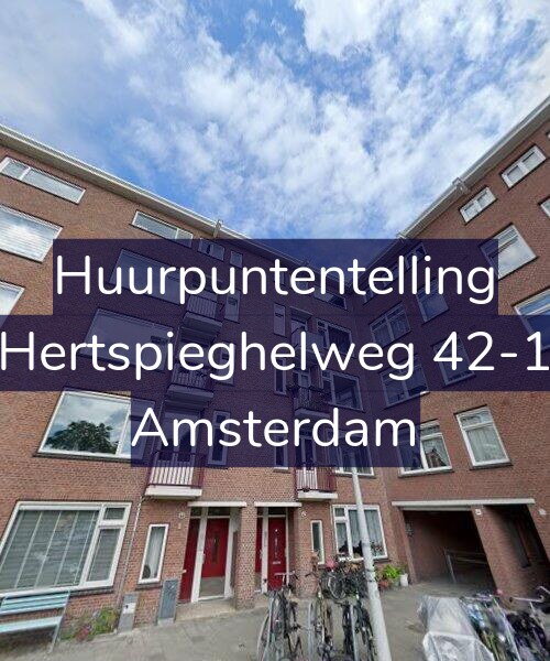 Foto gevel Huurpuntentelling voor Hertspieghelweg 42-1, Amsterdam