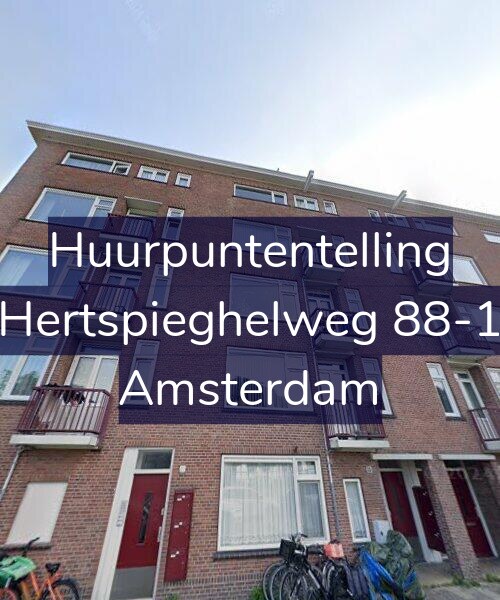 Foto gevel Huurpuntentelling voor Hertspieghelweg 88-1, Amsterdam
