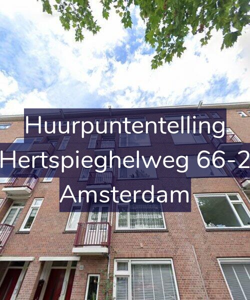 Foto gevel Huurpuntentelling voor Hertspieghelweg 66-2, Amsterdam