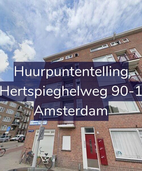 Foto gevel Huurpuntentelling voor Hertspieghelweg 90-1, Amsterdam