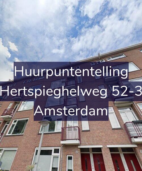 Foto gevel Huurpuntentelling voor Hertspieghelweg 52-3, Amsterdam