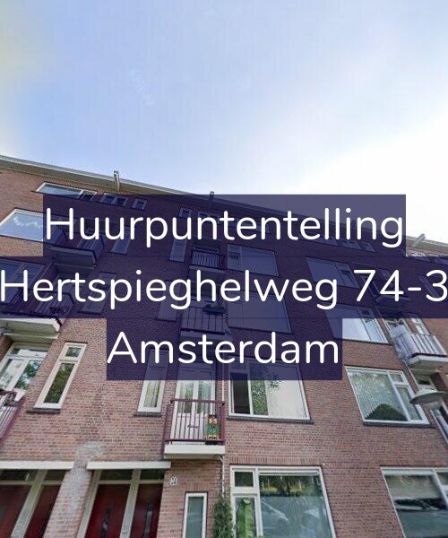 Foto gevel Huurpuntentelling voor Hertspieghelweg 74-3, Amsterdam