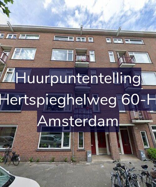 Foto gevel Huurpuntentelling voor Hertspieghelweg 60-H, Amsterdam