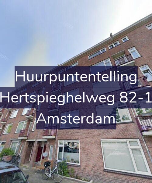 Foto gevel Huurpuntentelling voor Hertspieghelweg 82-1, Amsterdam