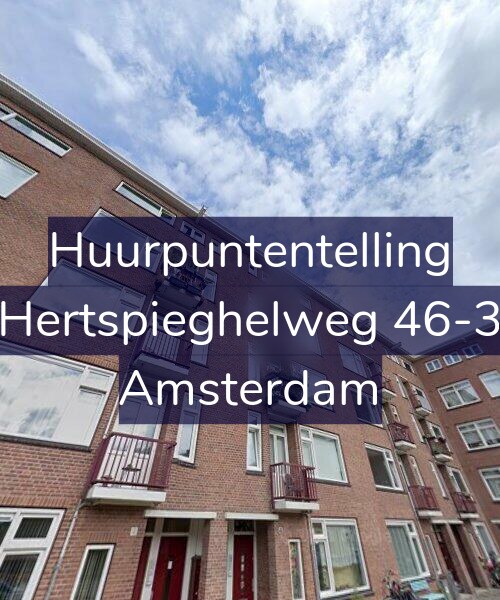 Foto gevel Huurpuntentelling voor Hertspieghelweg 46-3, Amsterdam