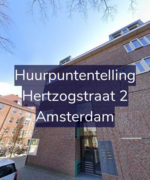Foto gevel Huurpuntentelling voor Hertzogstraat 2, Amsterdam