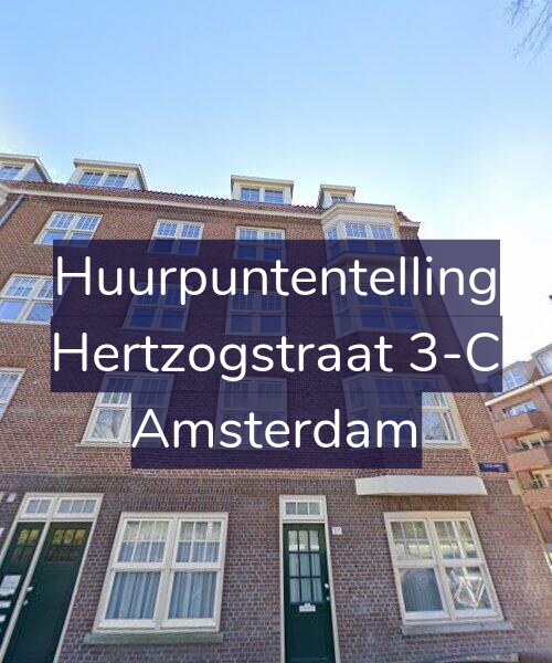 Foto gevel Huurpuntentelling voor Hertzogstraat 3-C, Amsterdam