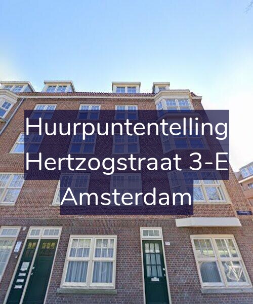 Foto gevel Huurpuntentelling voor Hertzogstraat 3-E, Amsterdam
