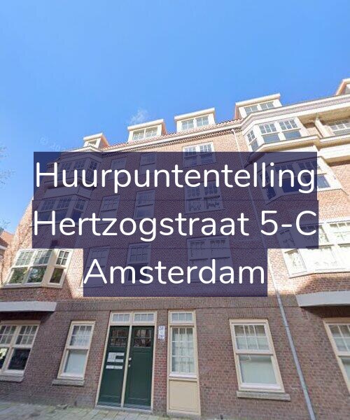 Foto gevel Huurpuntentelling voor Hertzogstraat 5-C, Amsterdam