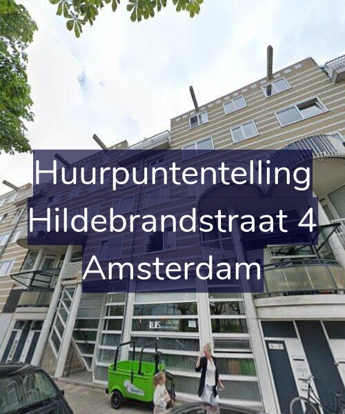 Foto gevel Huurpuntentelling voor Hildebrandstraat 4, Amsterdam
