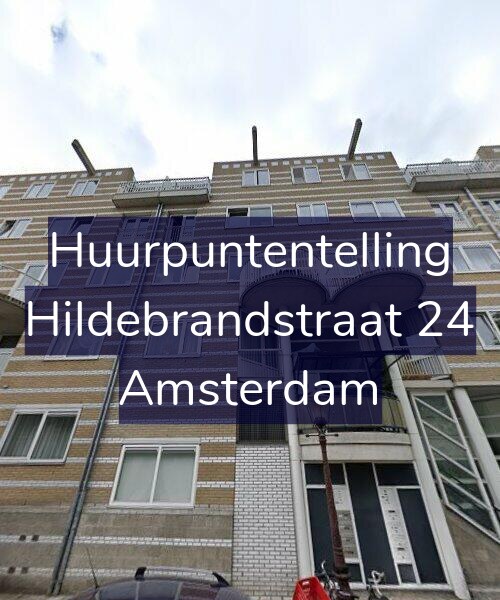 Foto gevel Huurpuntentelling voor Hildebrandstraat 24, Amsterdam
